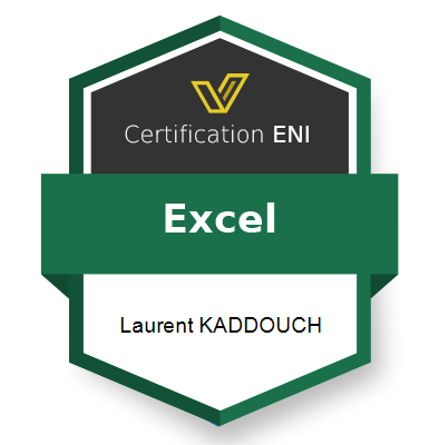 badge certification Excel