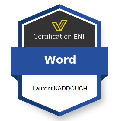 badge certification Word